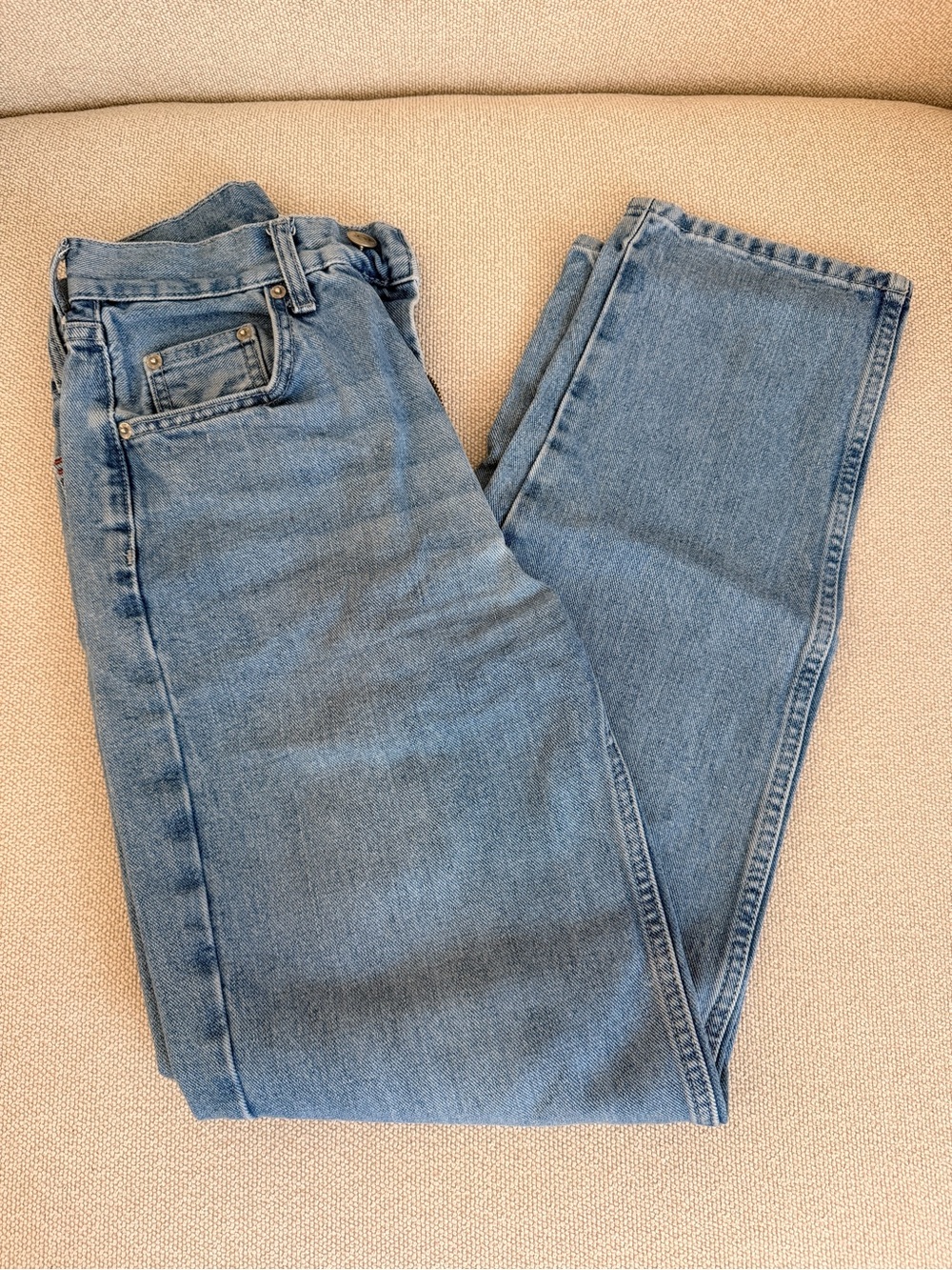 BDG Light Blue High-Rise Baggy Jeans